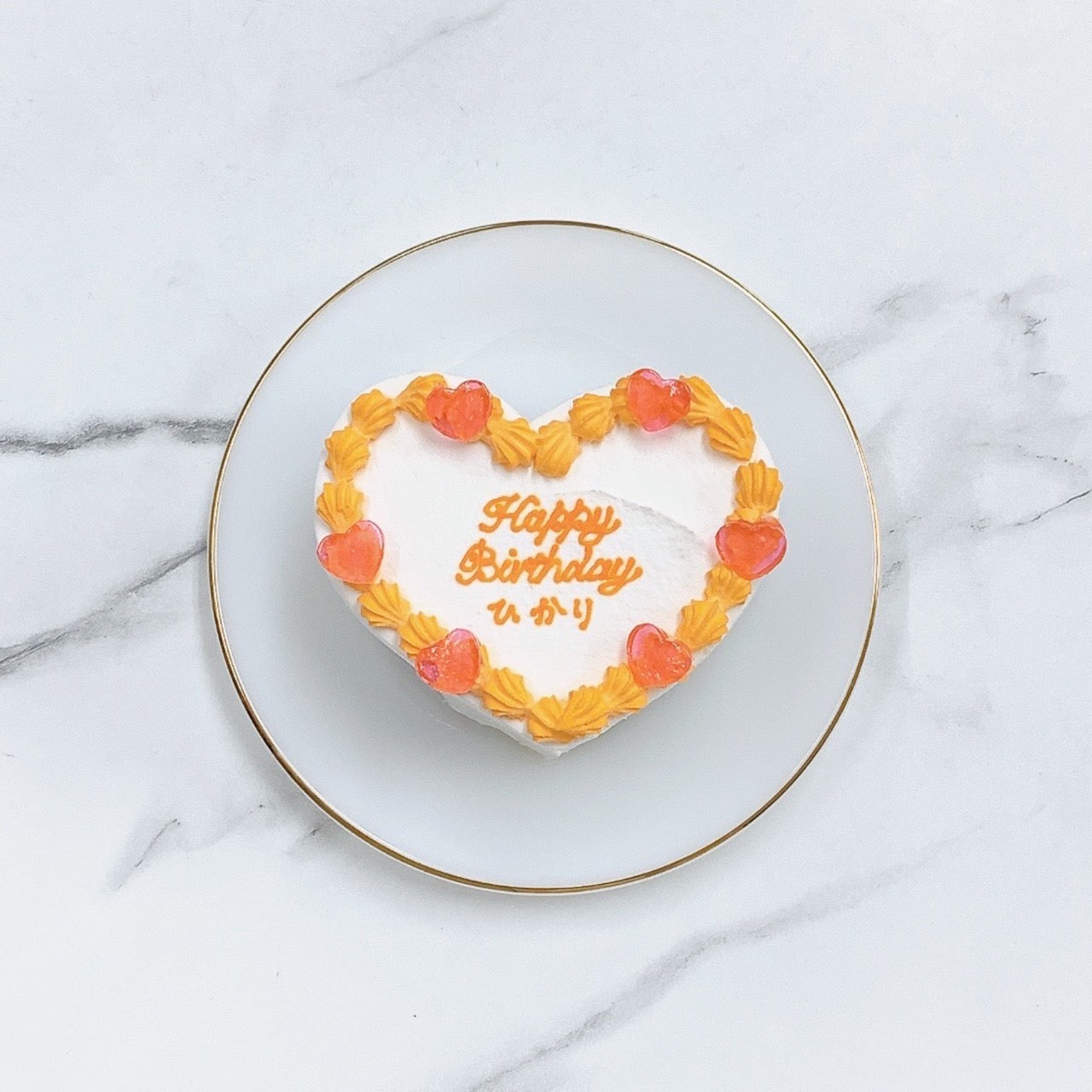 ハートゼリーケーキ