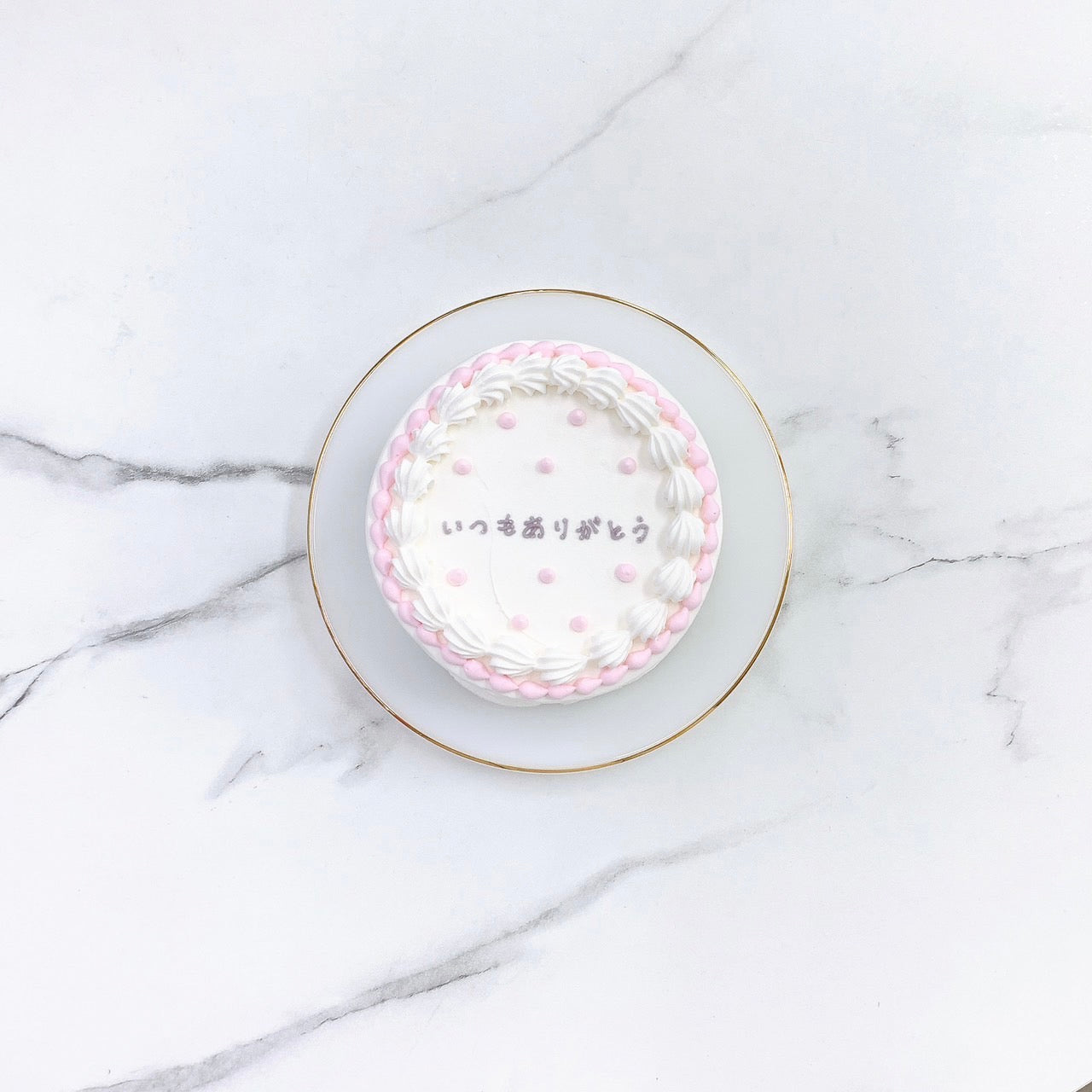 パステルドットセンイルケーキ