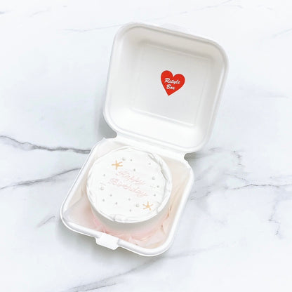 砂浜デザインランチボックスケーキ