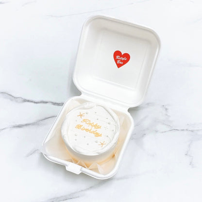 砂浜デザインランチボックスケーキ