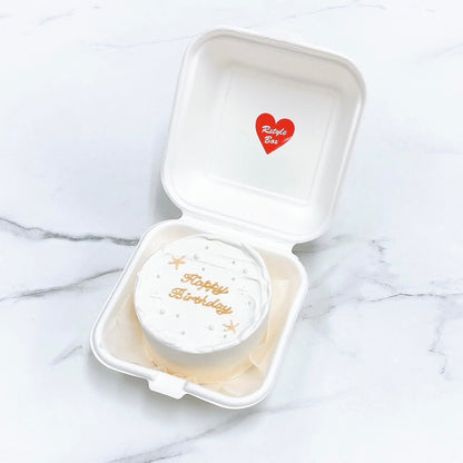 砂浜デザインランチボックスケーキ