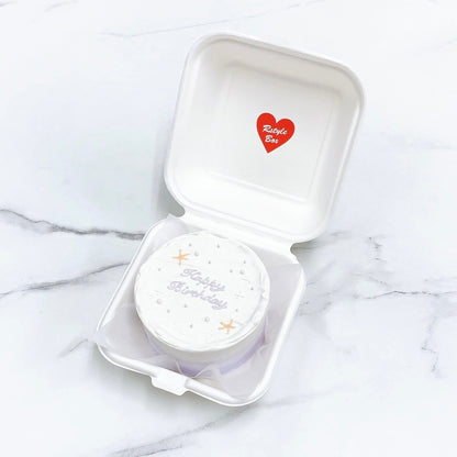 砂浜デザインランチボックスケーキ