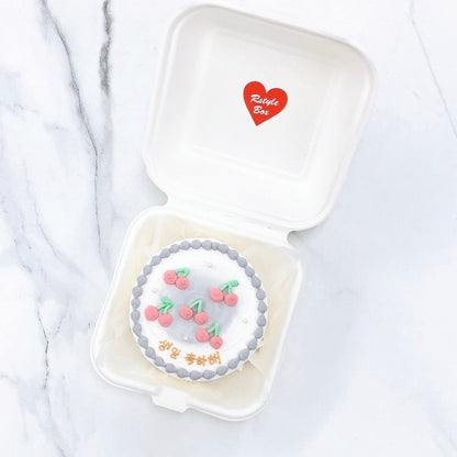 さくらんぼデザインランチボックスケーキ