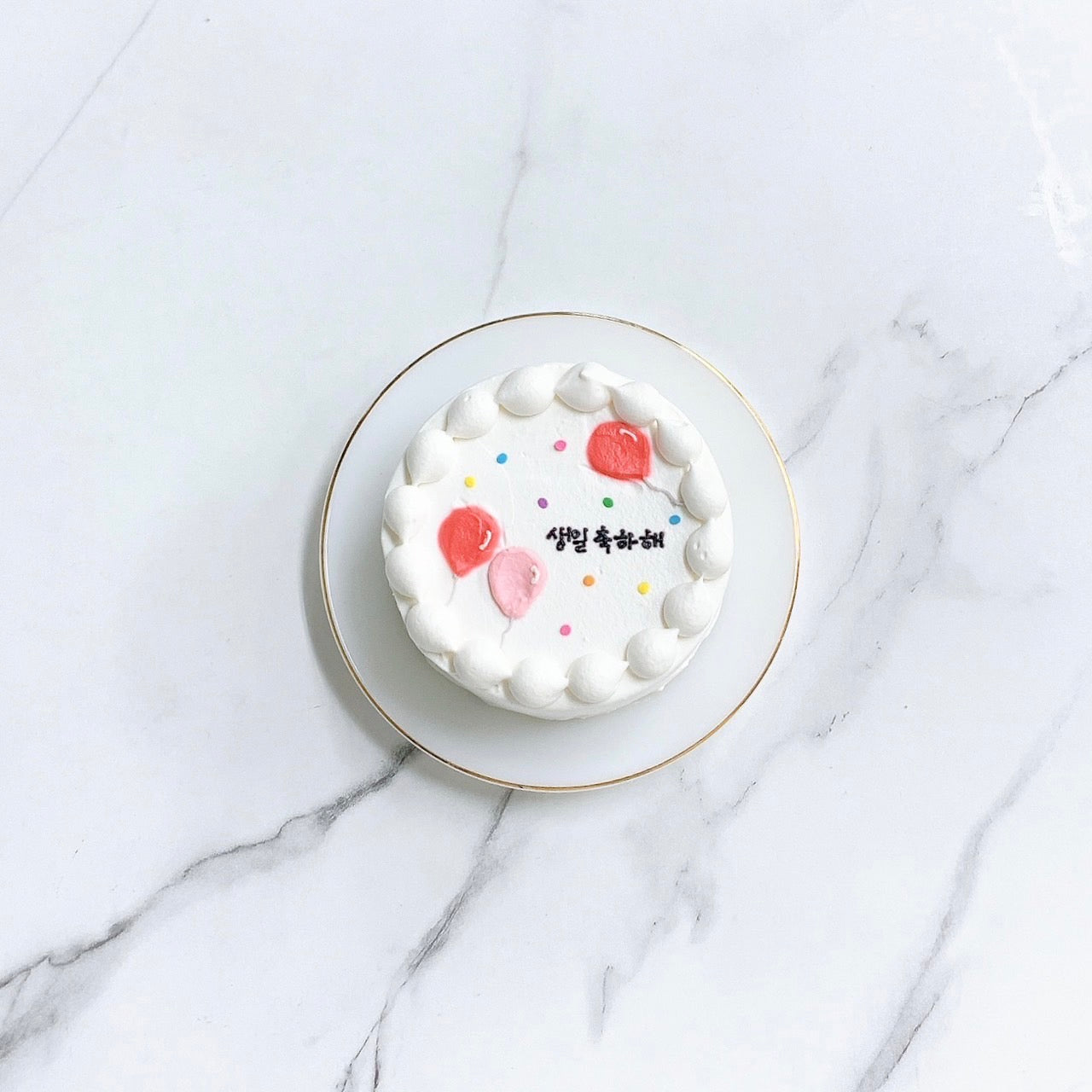 バルーンデザインセンイルケーキ