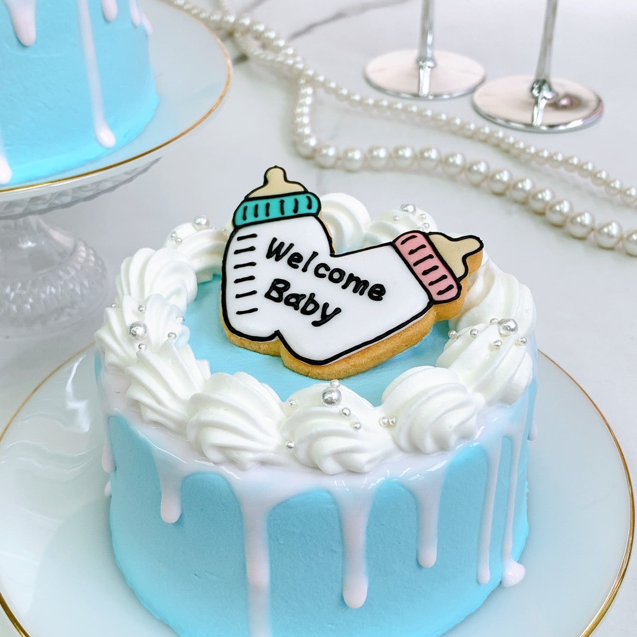 ＼Welcome baby✧／ジェンダーリビールケーキ