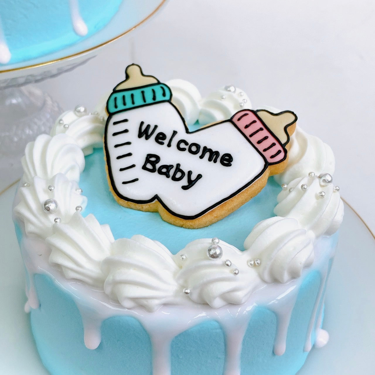 ＼Welcome baby✧／ジェンダーリビールケーキ