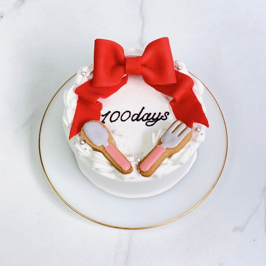 ＼100日祝い✧／ お食い初めケーキ