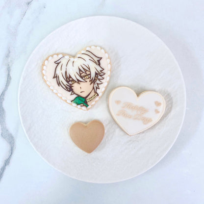 ハート型イラストアイシングクッキーセット