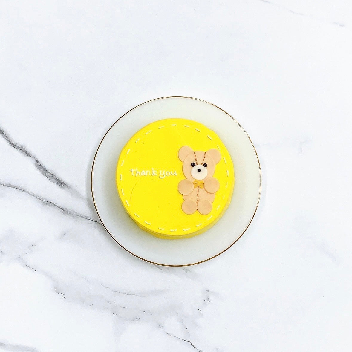 テディベアのセンイルケーキ