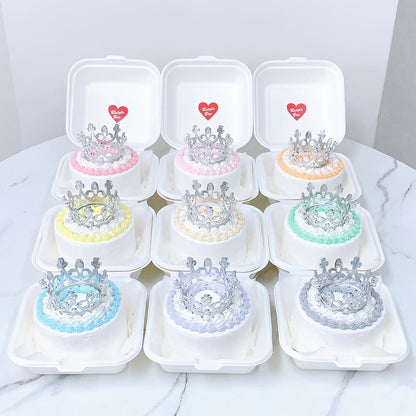 ティアラ付きランチボックスケーキ