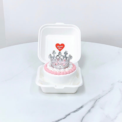 ティアラ付きランチボックスケーキ