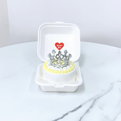 ティアラ付きランチボックスケーキ