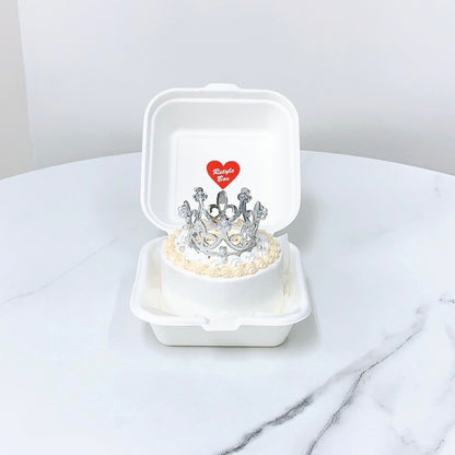 ティアラ付きランチボックスケーキ