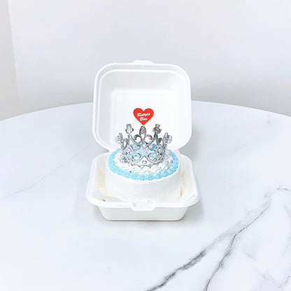 ティアラ付きランチボックスケーキ