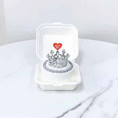 ティアラ付きランチボックスケーキ