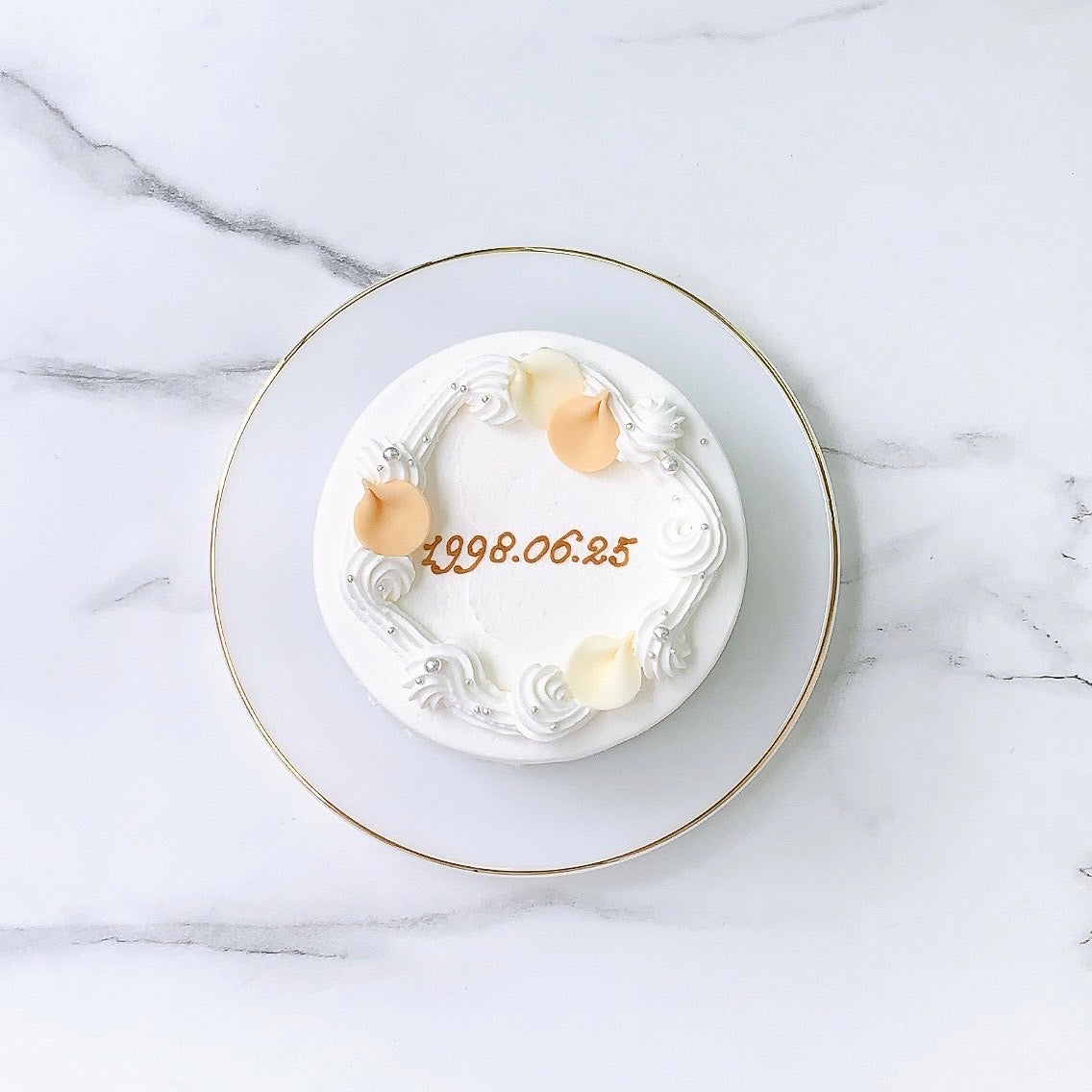 フラワーシャワーセンイルケーキ