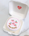 さくらんぼデザインランチボックスケーキ