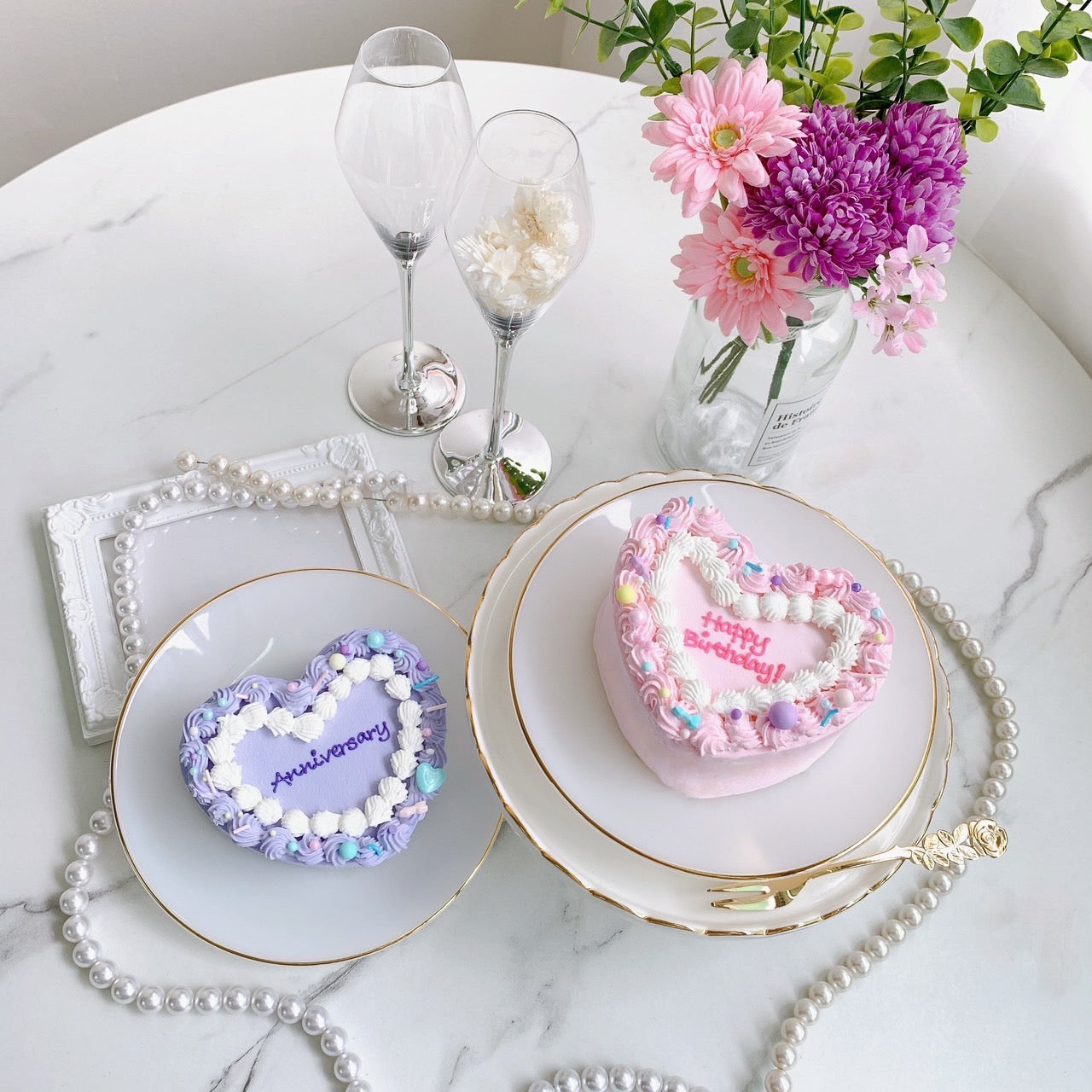 ゆめふわハートセンイルケーキ