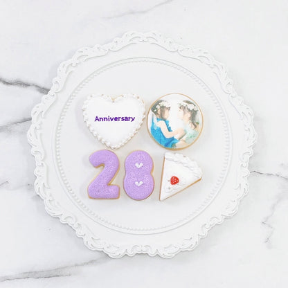 いちごケーキアイシングクッキーセット（プリントクッキー付き）