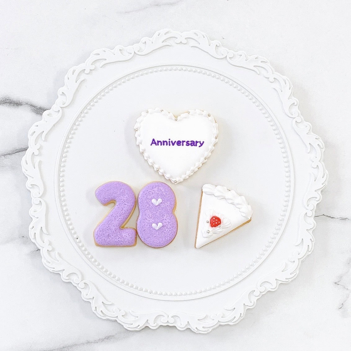 いちごケーキアイシングクッキーセット