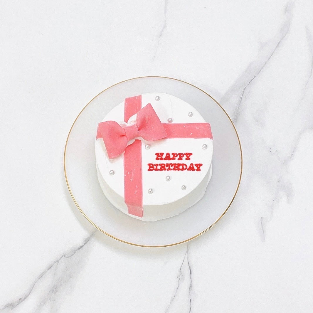 present box リボンセンイルケーキ