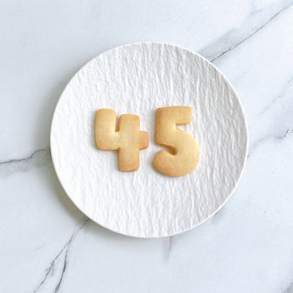 プレーン数字クッキー
