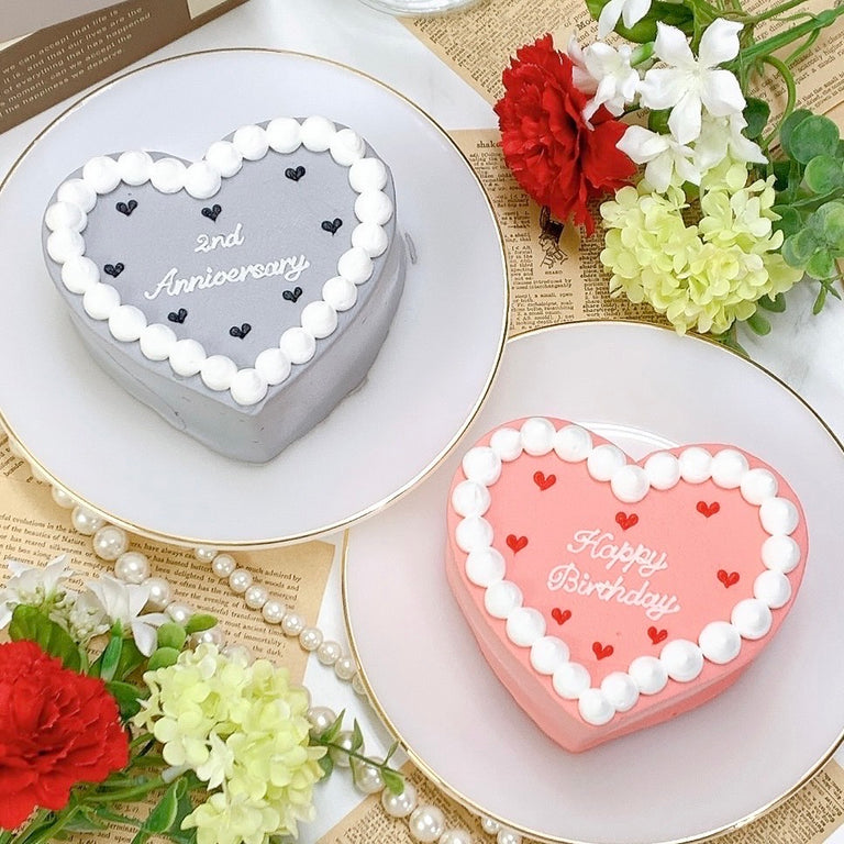 ハート型ケーキ