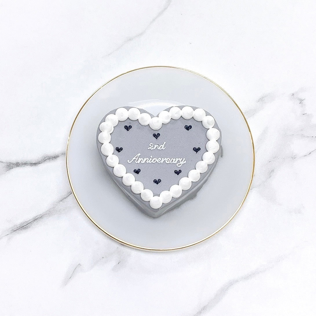 ハート型プチハートドットセンイルケーキ