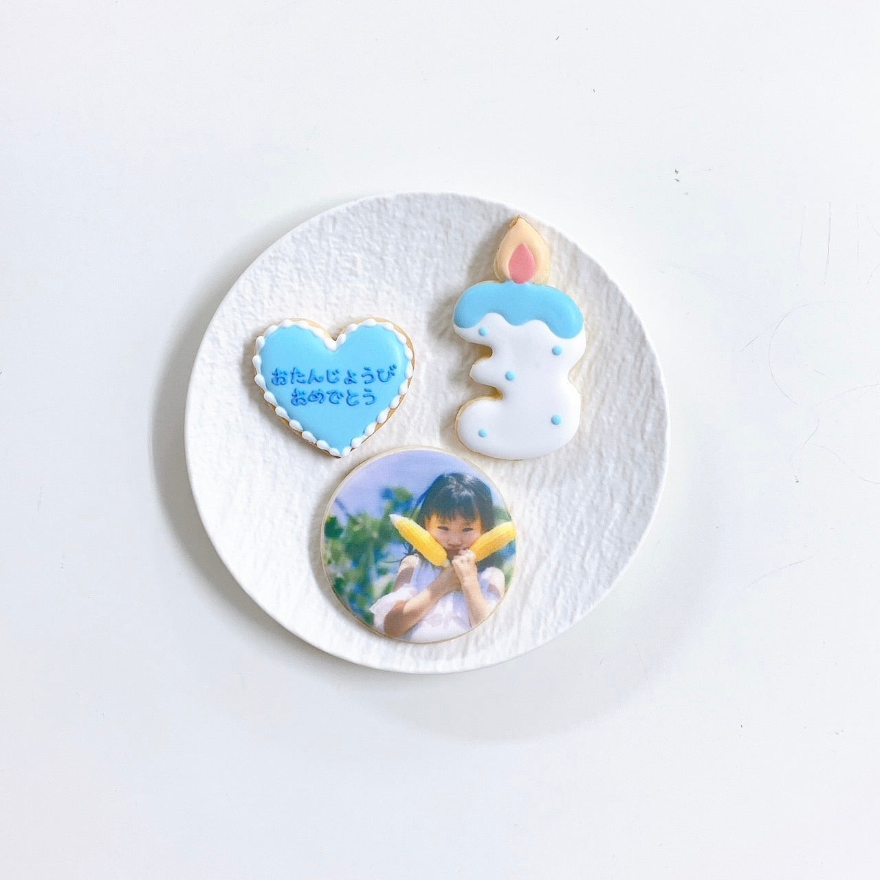 キャンドルナンバープリントクッキーセット