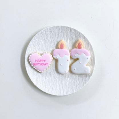 キャンドルナンバープレートセット