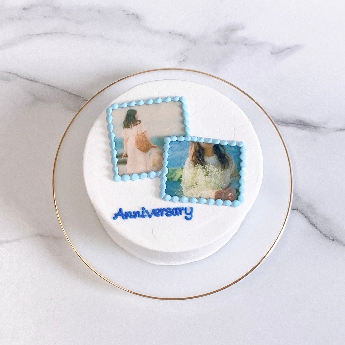 コラージュ写真ケーキ