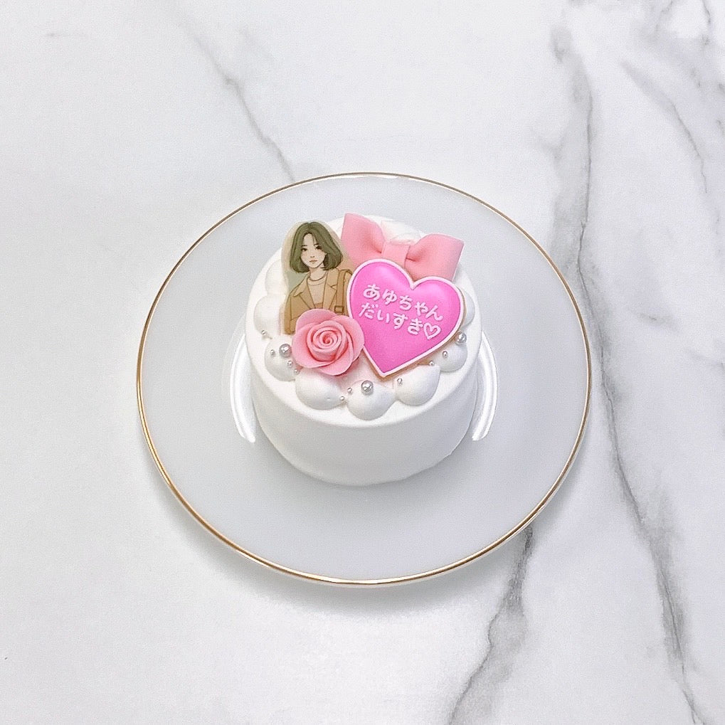 ライトセミオーダー写真ケーキ