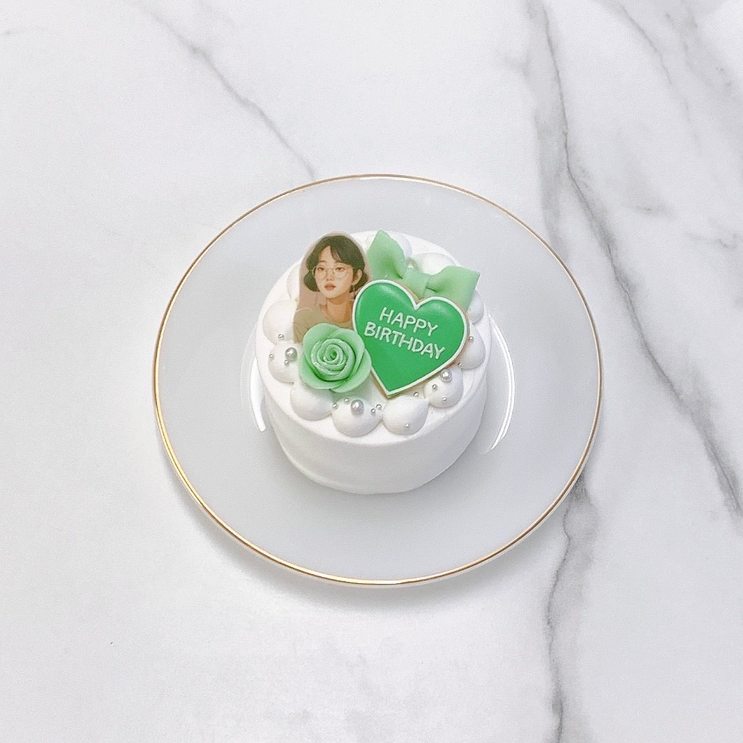 ライトセミオーダー写真ケーキ