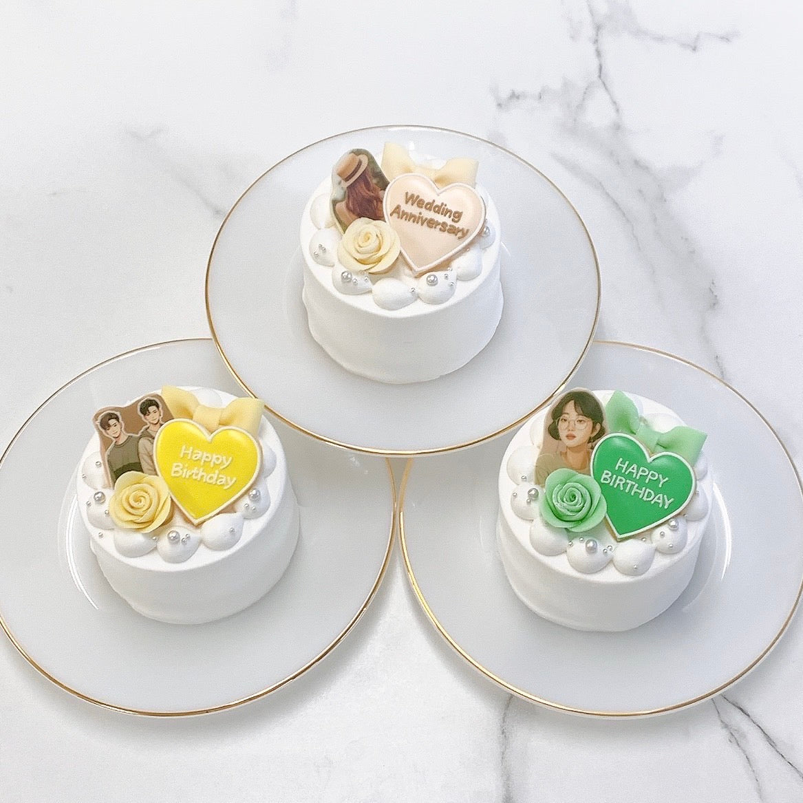 ライトセミオーダー写真ケーキ