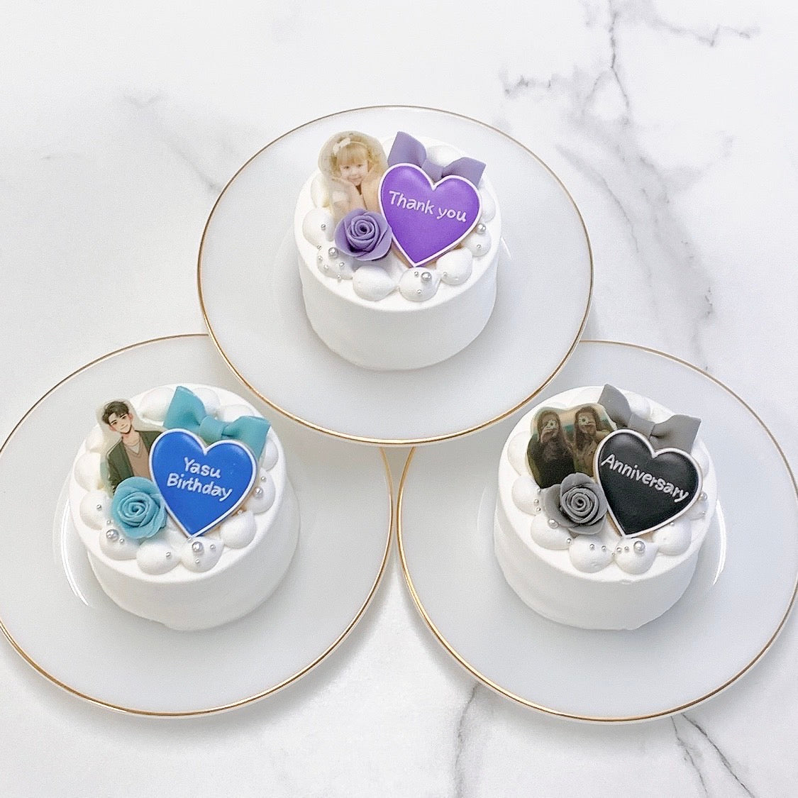 ライトセミオーダー写真ケーキ