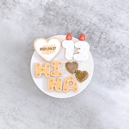 ケーキモチーフアイシングクッキーセット