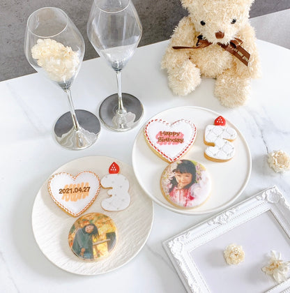 ケーキモチーフプリントクッキーセット