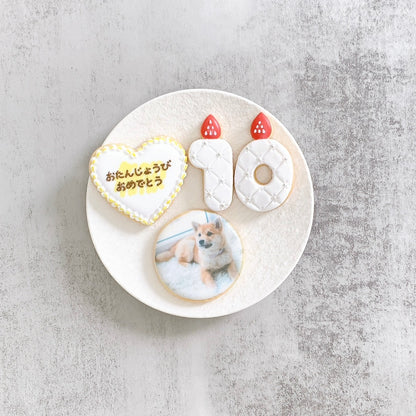 ケーキモチーフプリントクッキーセット