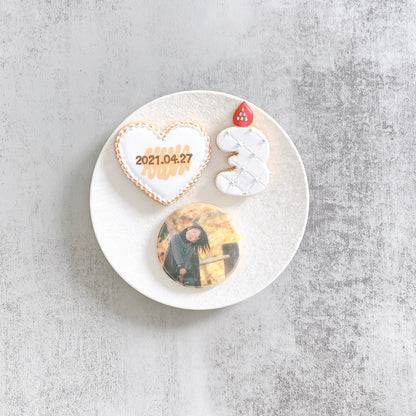 ケーキモチーフプリントクッキーセット
