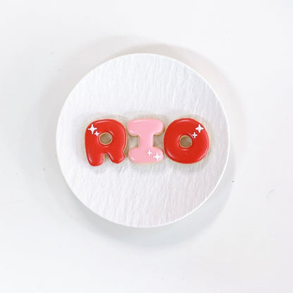 キラキラアルファベットアイシングクッキー