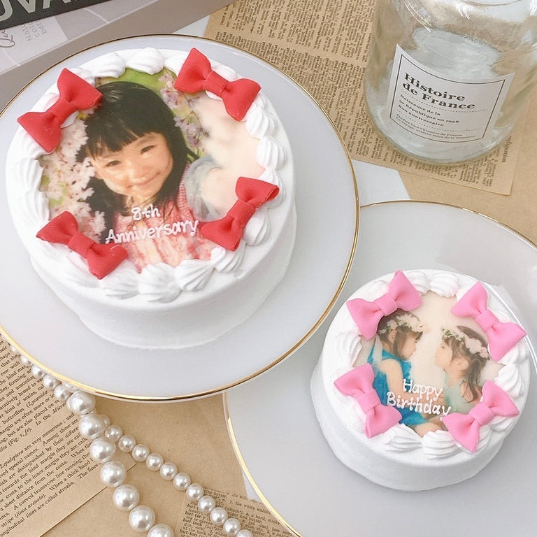写真ケーキ