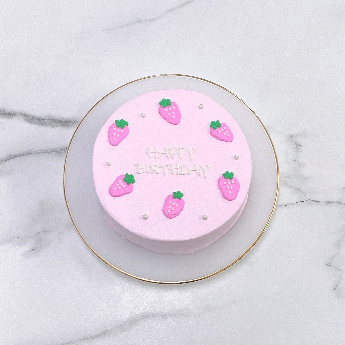 いちごデザインセンイルケーキ