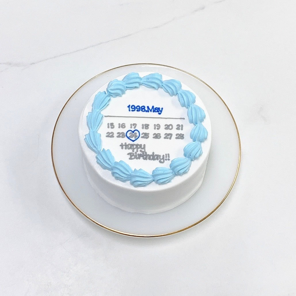 手書きカレンダーセンイルケーキ［白土台］