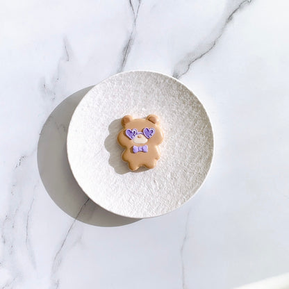 サングラスくまちゃんアイシングクッキー ＼ケーキにのせるだけでオリジナルケーキの完成♪ ／