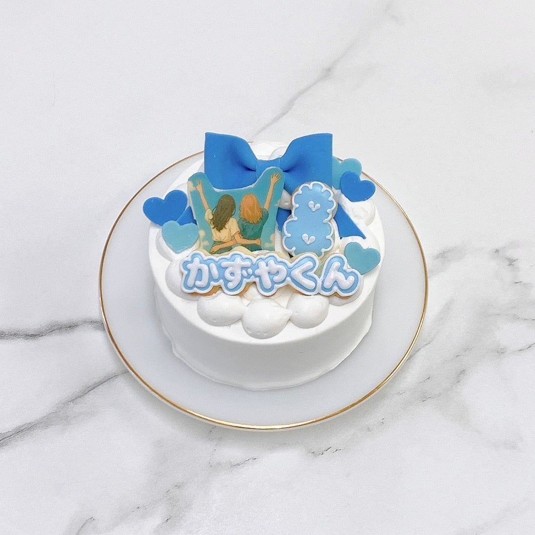 ［新］うちわ文字セミオーダーケーキ