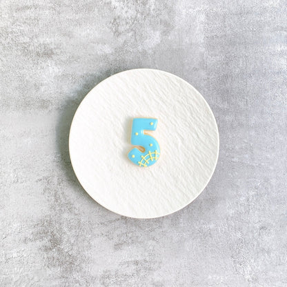 レース風数字アイシングクッキー