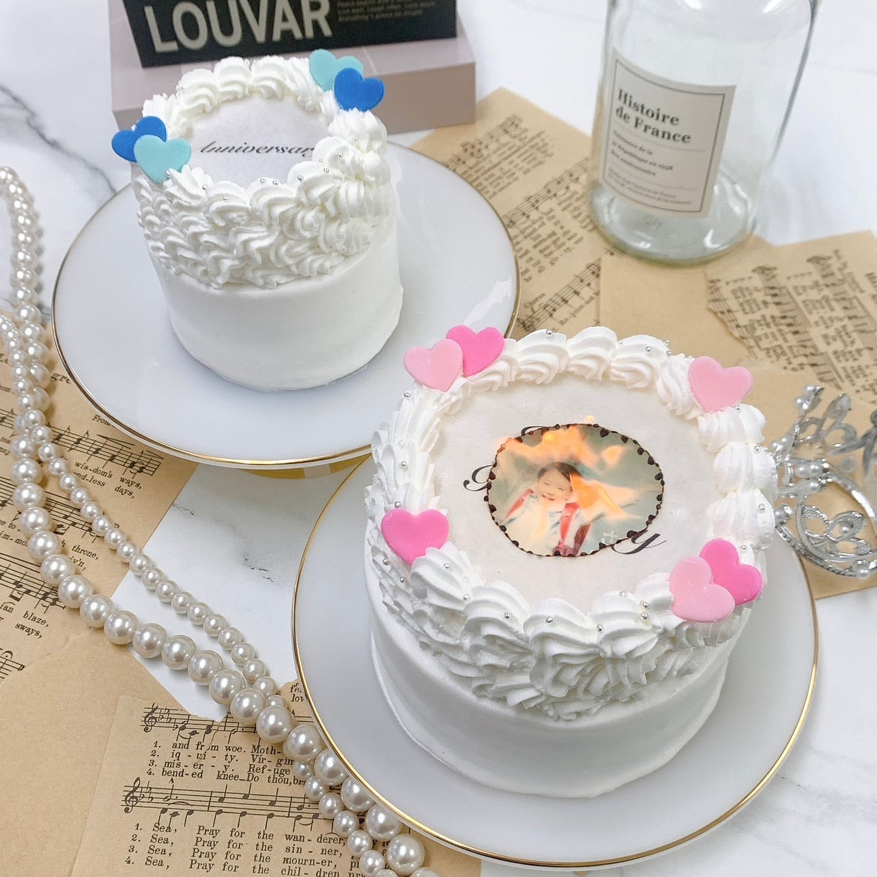 バーンアウェイケーキ スタンダード［丸型］《選べる9色｜燃える演出♪》