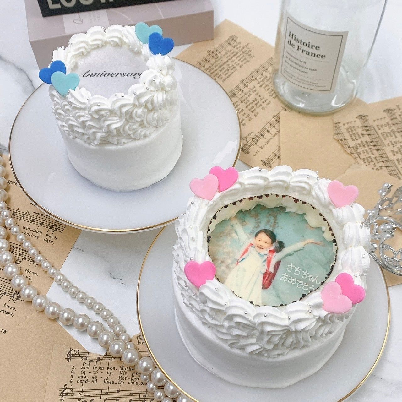 バーンアウェイケーキ スタンダード［丸型］《選べる9色｜燃える演出♪》