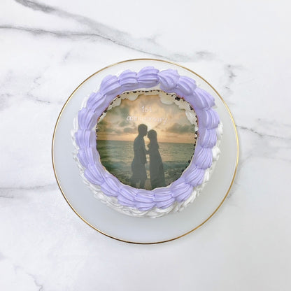 丸型カレンダー バーンアウェイケーキ《選べる9色｜燃える演出♪》