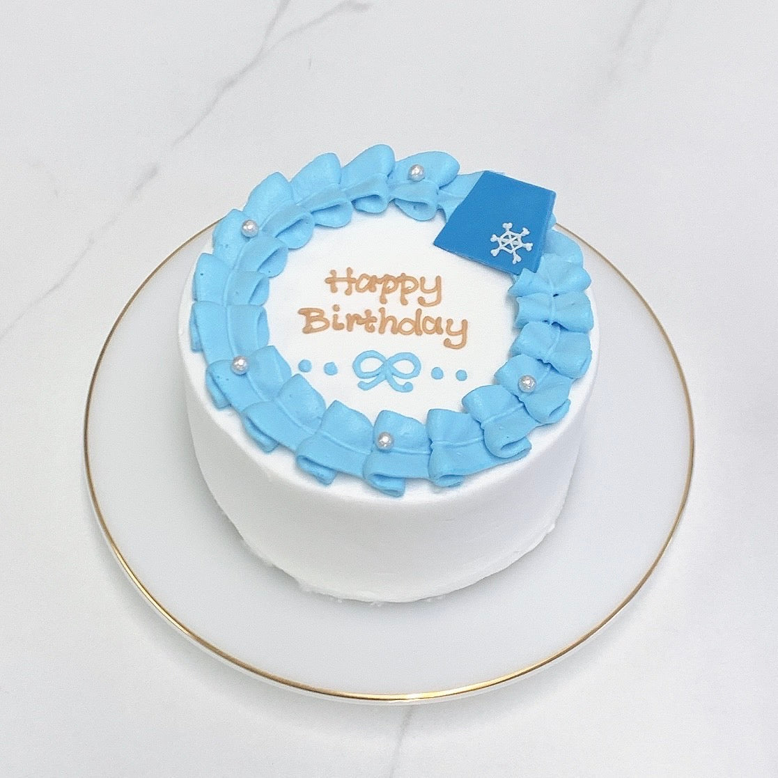 雪だるまセンイルケーキ